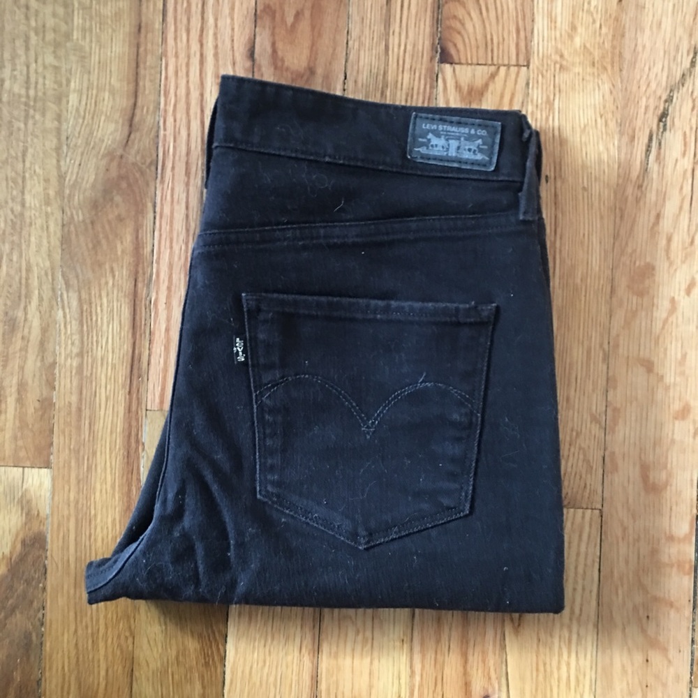 LEVI’S High-Rise Black Skinny Jeans